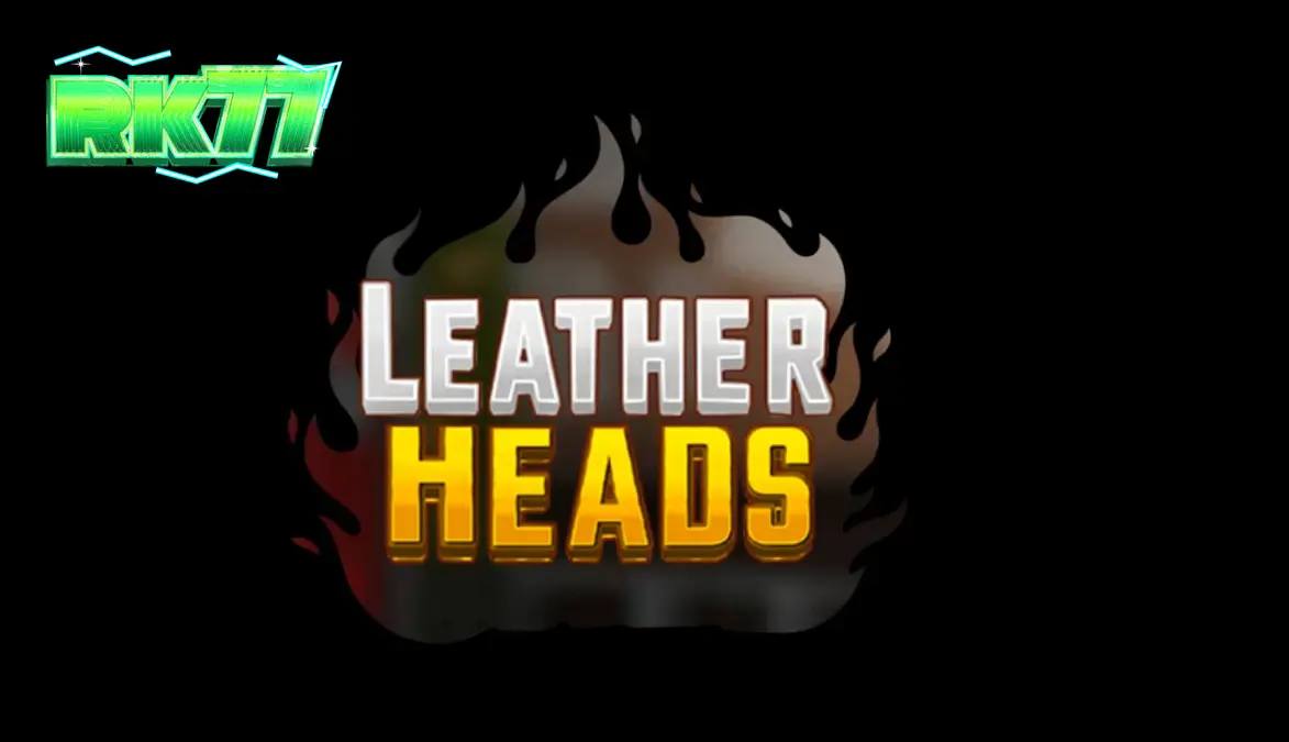 Tampilan visual slot bertema pemadam kebakaran Leatherheads dengan nuansa neon